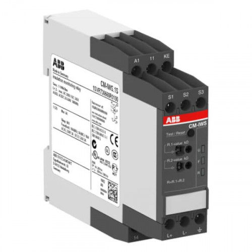 Реле контроля изоляции ABB CM-IWS.2P, 1SVR740670R0200, AC 0...400 В, 1...100 Ом